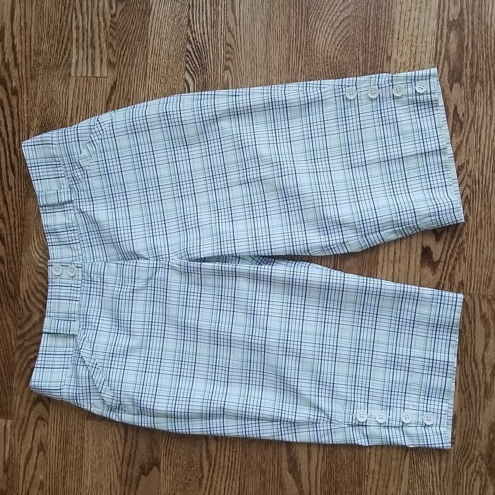 (4) Nike Golf Plaid Print Fit Dry Shorts Vacation Summer Mid Length Sporty